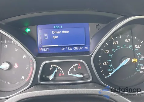 2013 Ford Focus Se из США, поврежденный, VIN 1FADP3F26DL215593